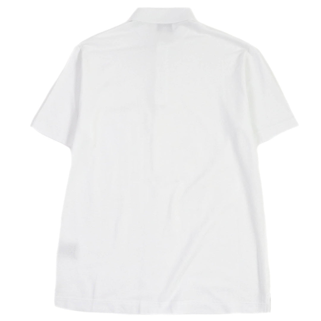HERMES Short sleeve polo shirt Main: 100% cotton white mens S Used Authentic