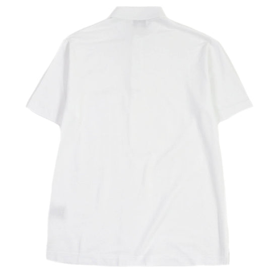 HERMES Short sleeve polo shirt Main: 100% cotton white mens S Used Authentic