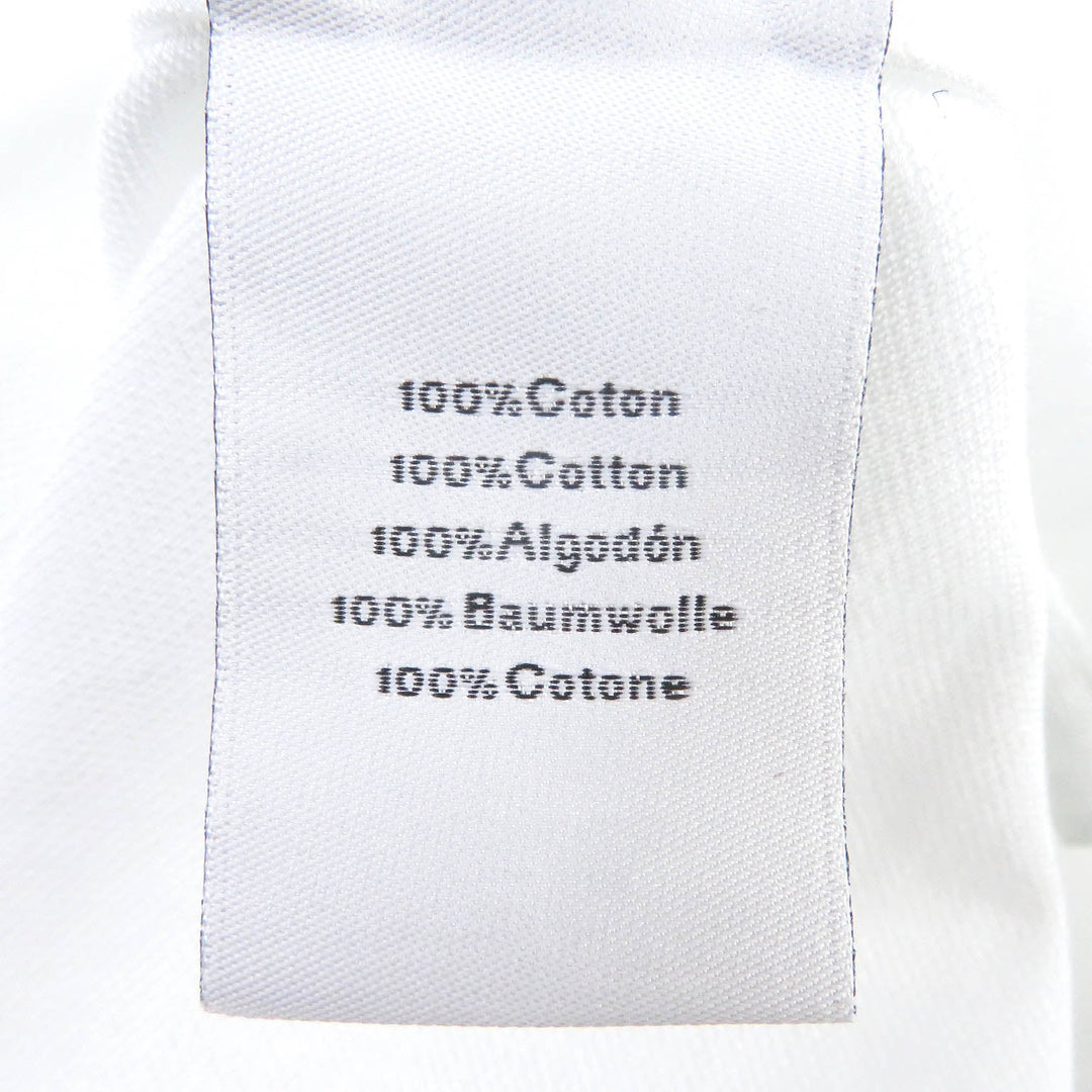 HERMES Short sleeve polo shirt Main: 100% cotton white mens S Used Authentic