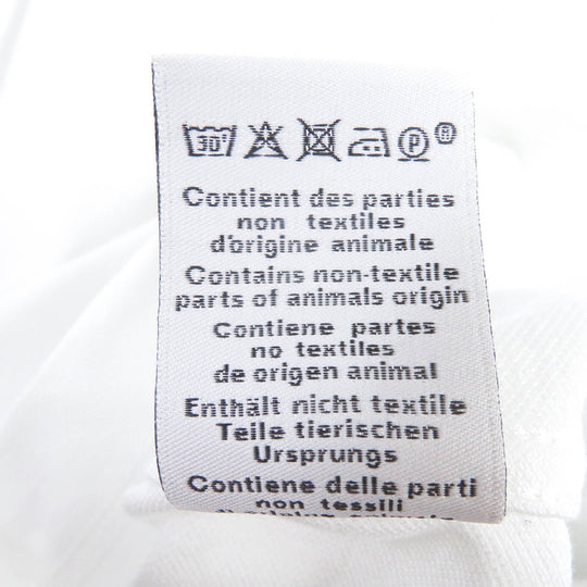 HERMES Short sleeve polo shirt Main: 100% cotton white mens S Used Authentic
