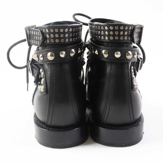 SAINT LAURENT short boots 353878 Main: Leather, Part: Studs black Women 37 Used Authentic