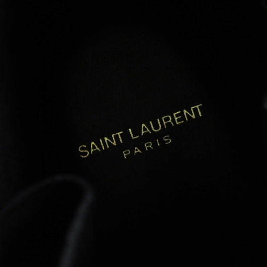 SAINT LAURENT short boots 353878 Main: Leather, Part: Studs black Women 37 Used Authentic
