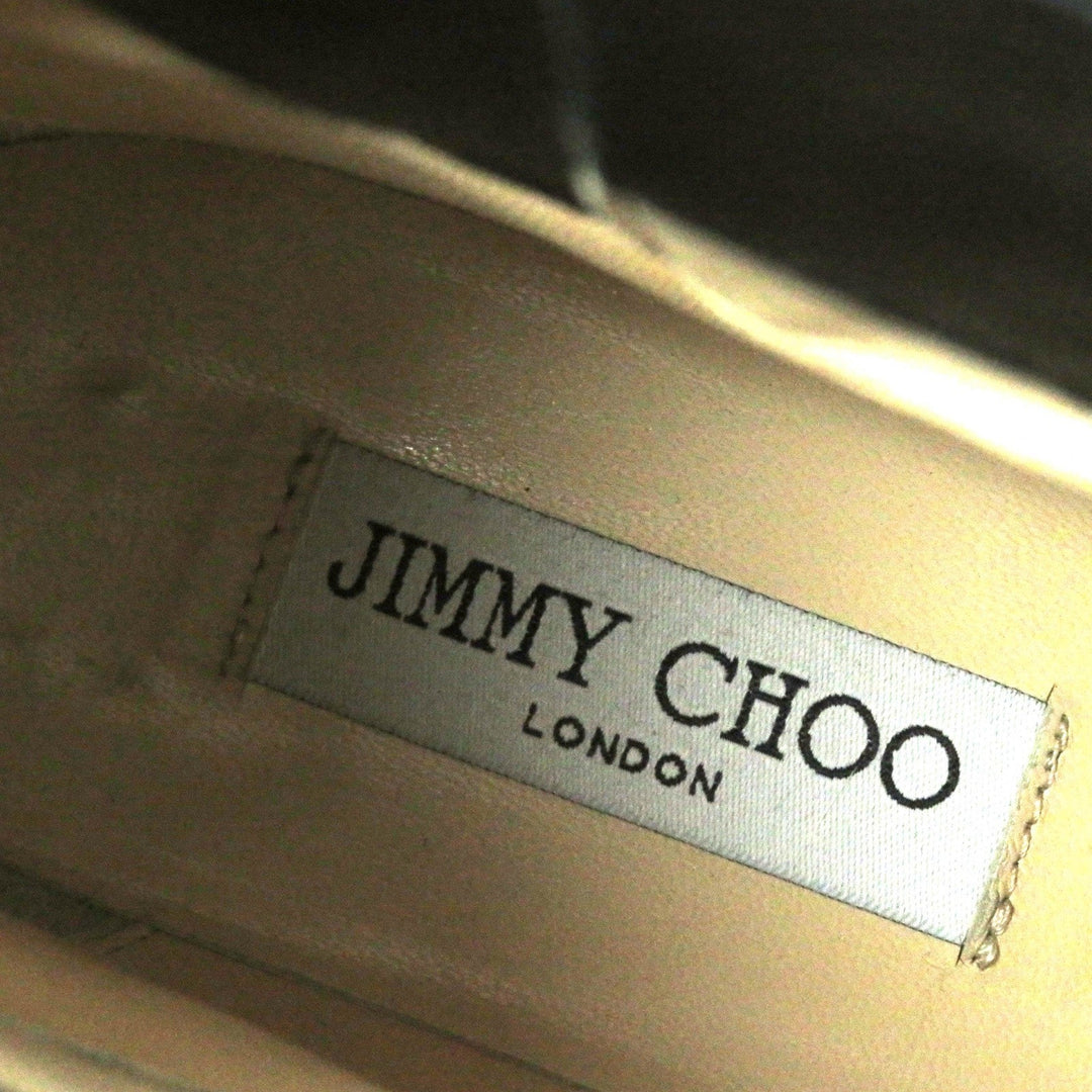 JIMMY CHOO short boots J00010870435 Main: Leather black MERRIL FAT Women 35 Used Authentic