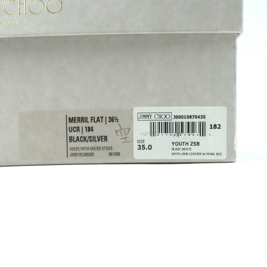 JIMMY CHOO short boots J00010870435 Main: Leather black MERRIL FAT Women 35 Used Authentic