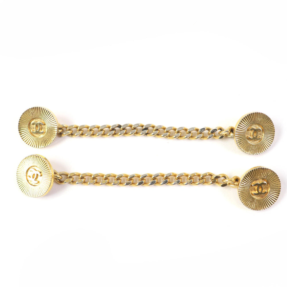 CHANEL Other accessories metal gold Buttons, set of 5 Vintage COCO Mark Women Used Authentic
