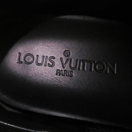 LOUIS VUITTON sneakers Part: suede, leather black Women 37 Used Authentic