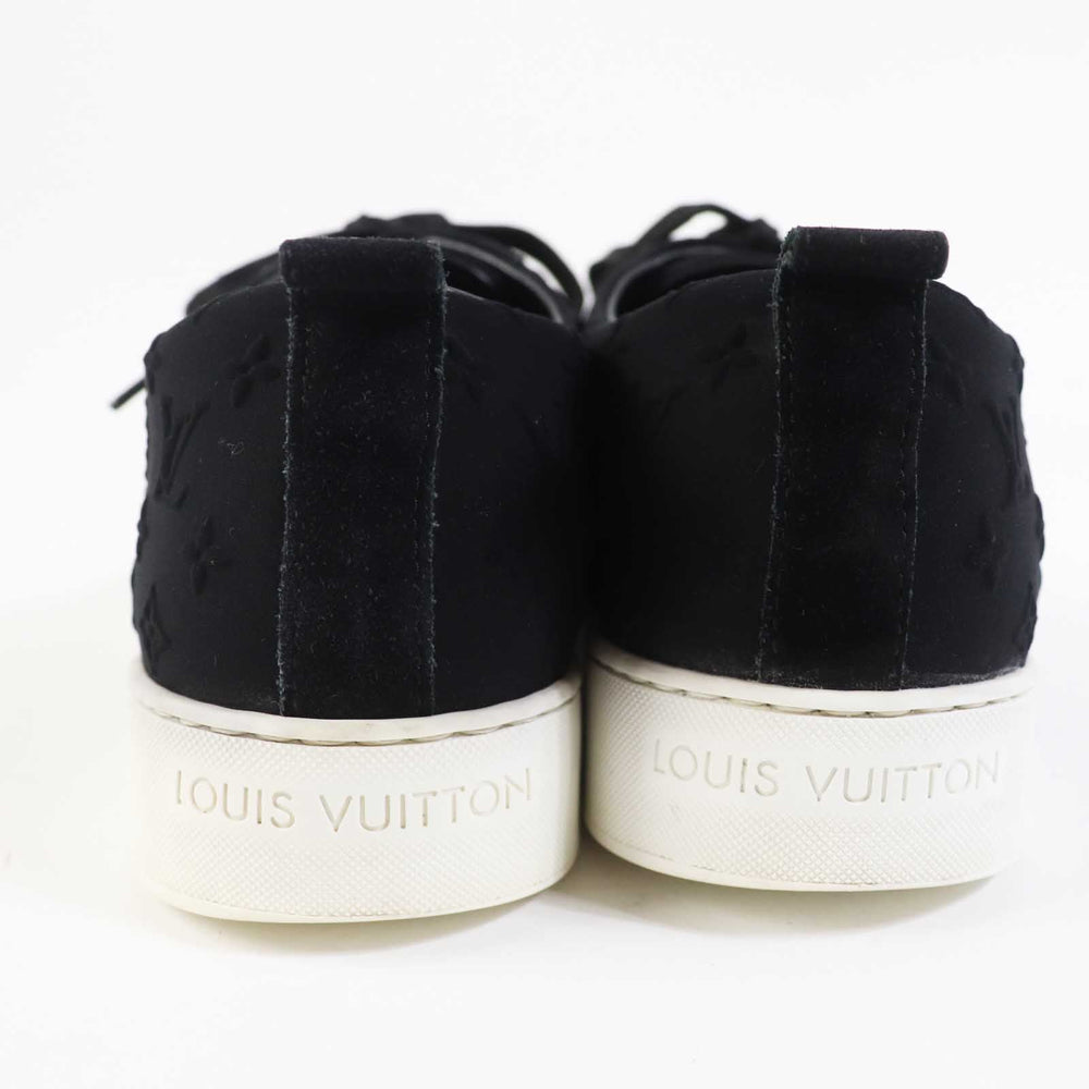 LOUIS VUITTON sneakers Part: suede, leather black Women 37 Used Authentic