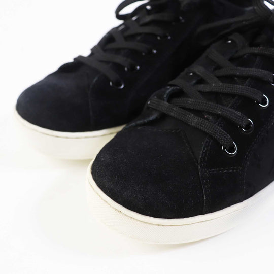LOUIS VUITTON sneakers Part: suede, leather black Women 37 Used Authentic