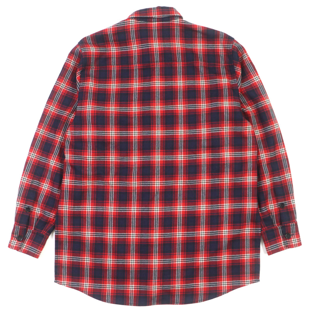 DOLCE&GABBANA Long sleeve shirt G5IY9T FQ2H3 Main: 100% wool Red navy mens 46 Used Authentic