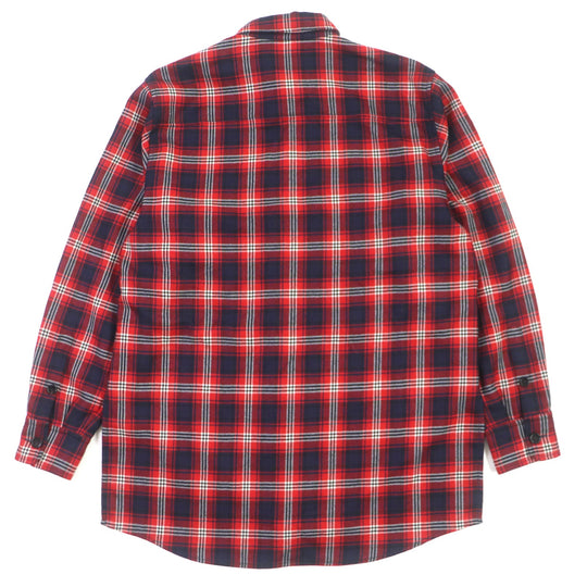 DOLCE&GABBANA Long sleeve shirt G5IY9T FQ2H3 Main: 100% wool Red navy mens 46 Used Authentic