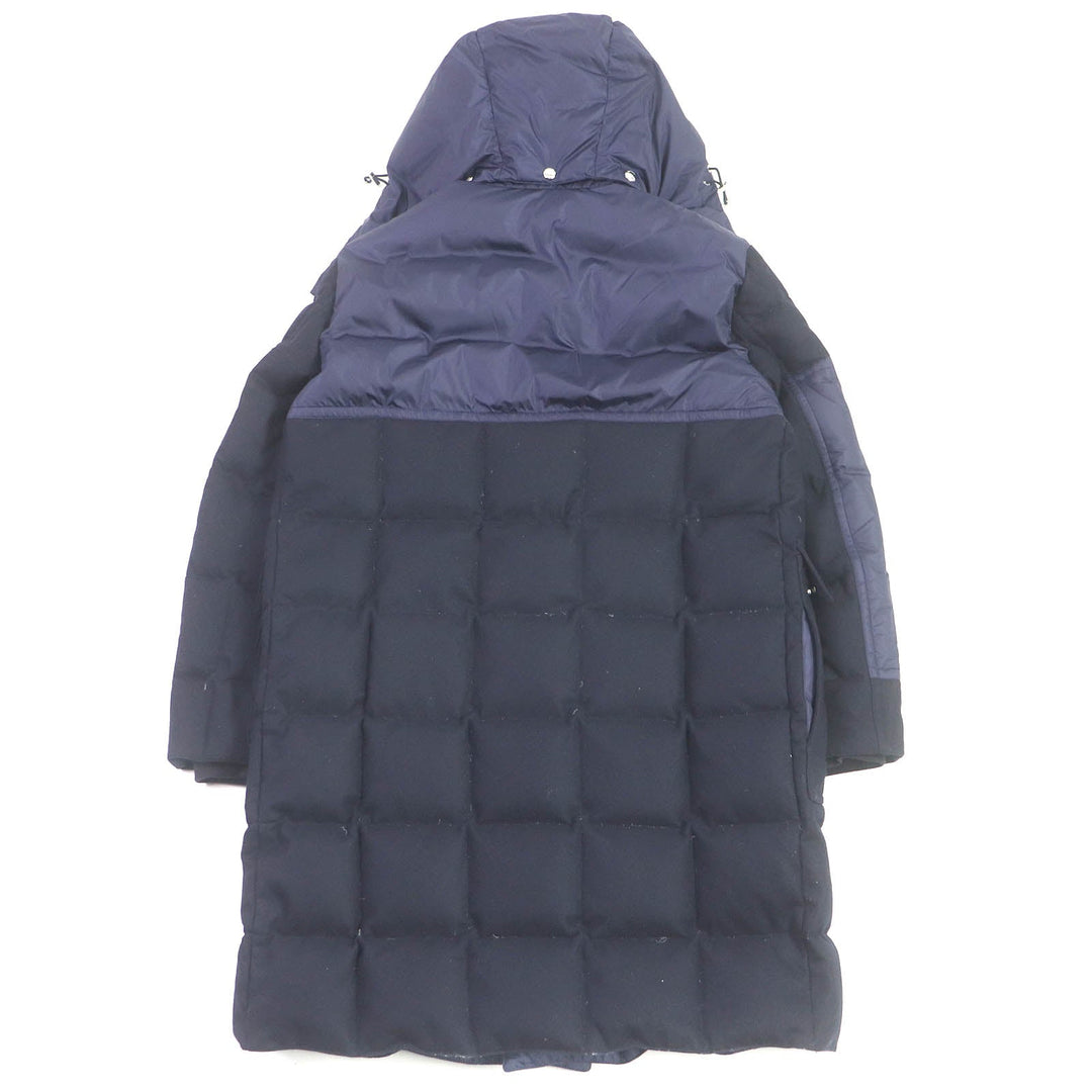 MONCLER down coat Outer: 100% wool, Lining: 100% nylon, Filling: 90% down, Filling: 10% feather Navy WILSON GIUBBOTTO mens 2 Used Authentic