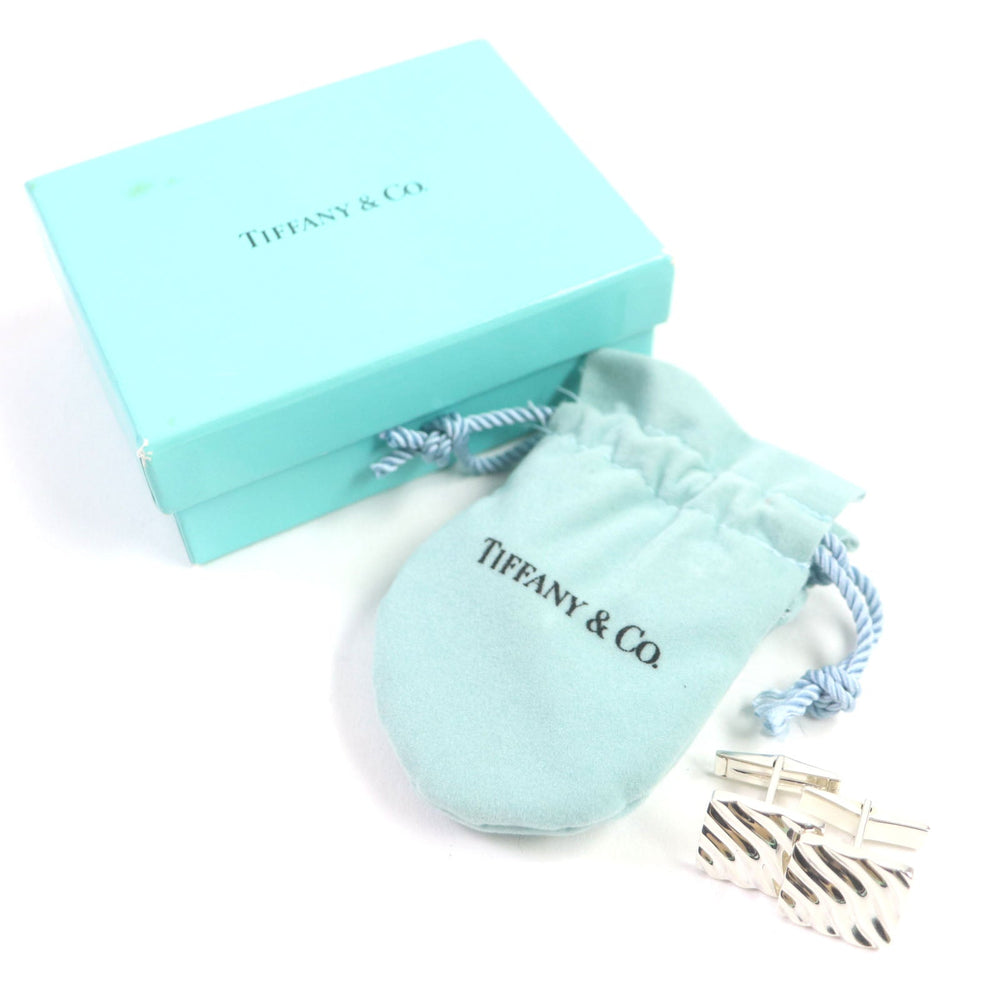 TIFFANY&Co. cuffs Main:SV925 Silver mens Used Authentic