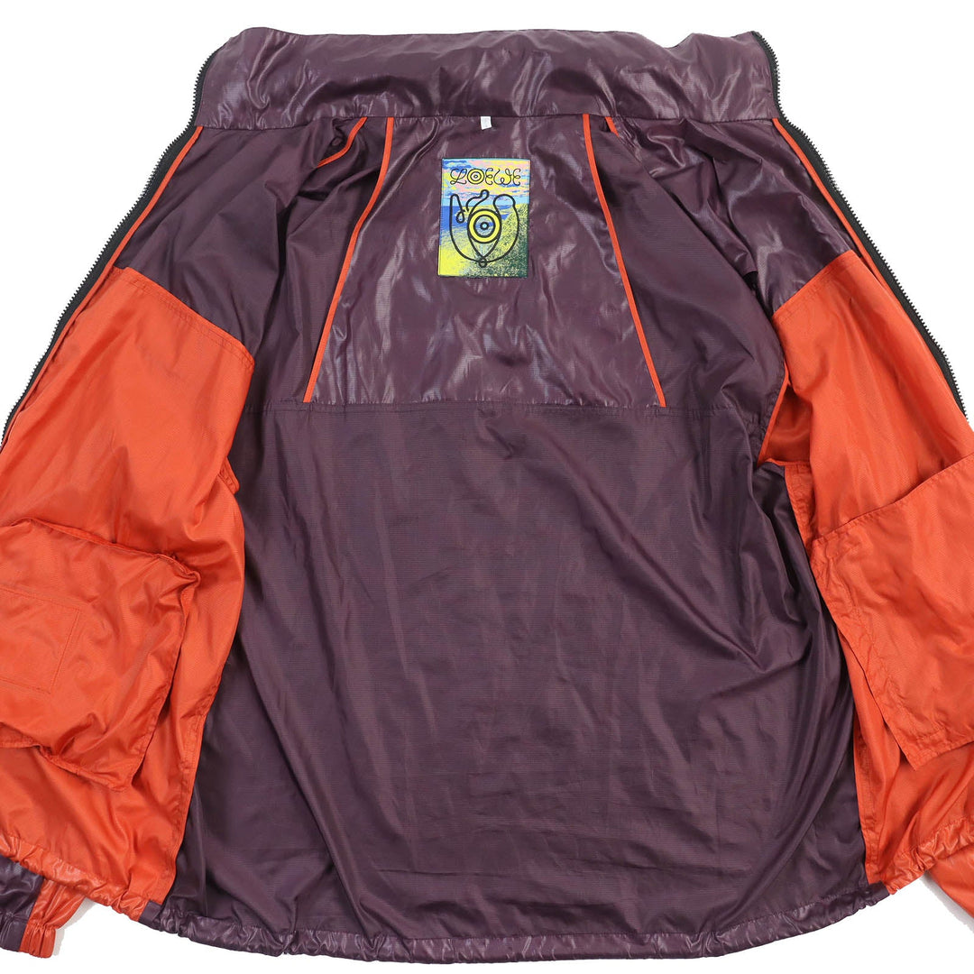 LOEWE No color jacket Main: 100% polyester Purple orange Eye Nature mens M Used Authentic