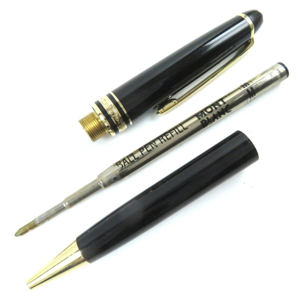 MONTBLANC Ballpoint pen Resin, Gold Plated black Meisterstck Classic mens(Unisex) Used Authentic