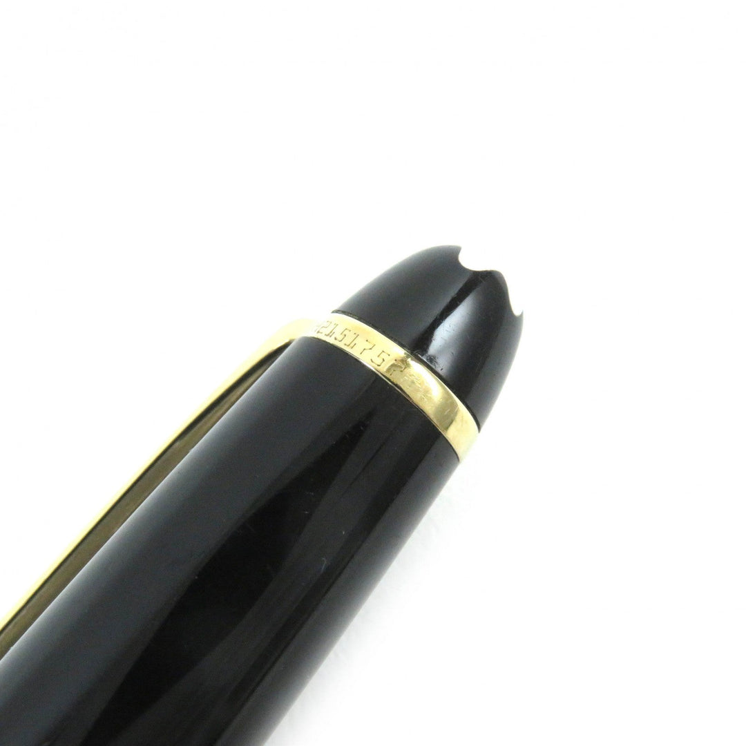 MONTBLANC Ballpoint pen Resin, Gold Plated black Meisterstck Classic mens(Unisex) Used Authentic