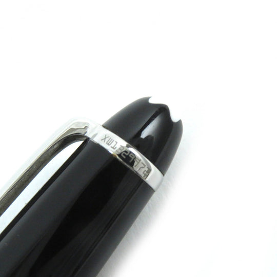MONTBLANC Ballpoint pen Resin, Platinum black Meisterstck mens(Unisex) Used Authentic