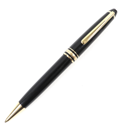 MONTBLANC Ballpoint pen Resin, Gold Plated black Meisterstck mens(Unisex) Used Authentic