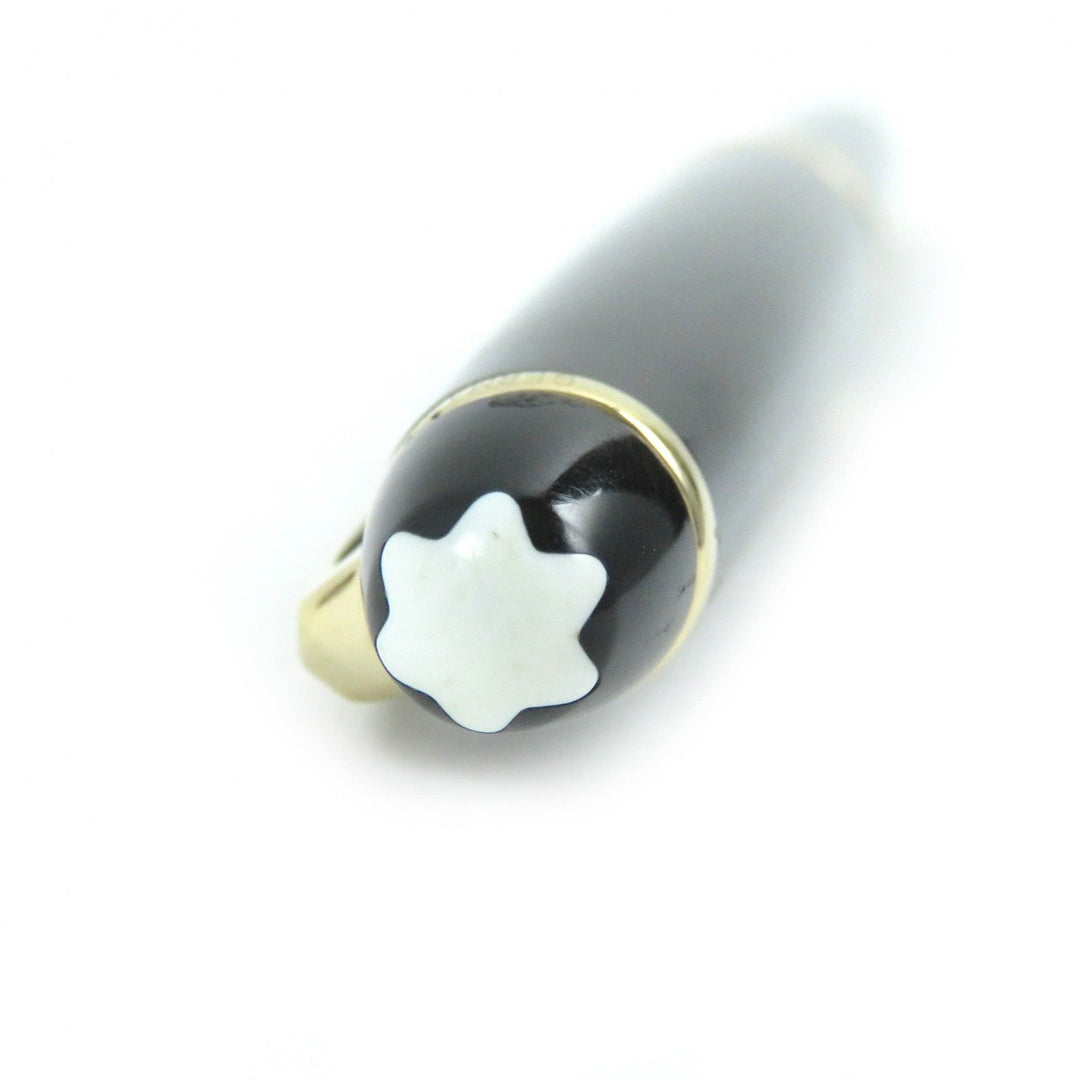 MONTBLANC Ballpoint pen Resin, Gold Plated black Meisterstck mens(Unisex) Used Authentic
