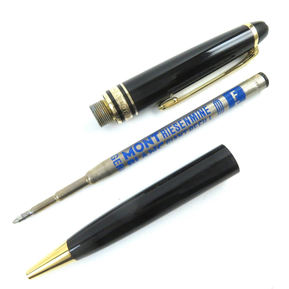 MONTBLANC Ballpoint pen Resin, Gold Plated black Meisterstck Classic mens(Unisex) Used Authentic