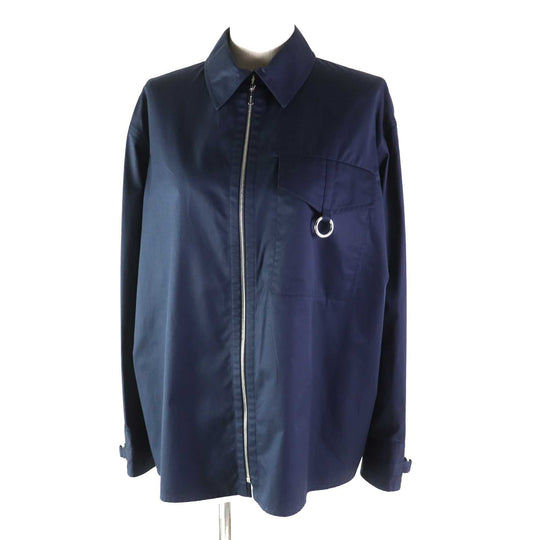 HERMES 3E0616DX Outer material: 100% cotton Navy Women 36 Used Authentic