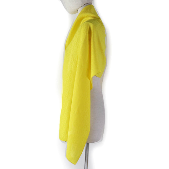 HERMES shawl Main: 70% cashmere, Main: 30% silk yellow mens Used Authentic