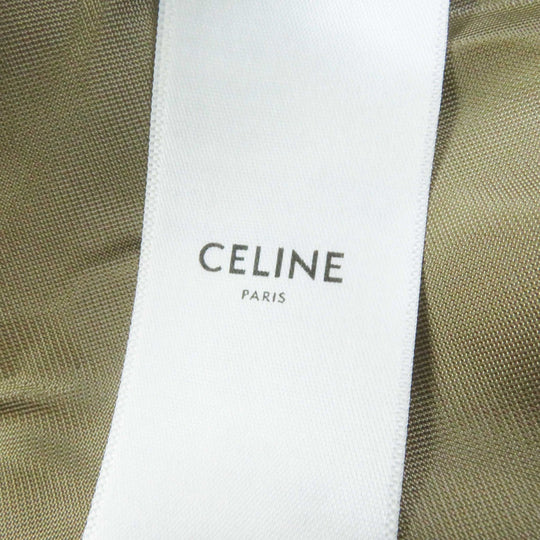 CELINE coat 2L075657E Outer: goatskin, Lining: 54% cupra, Lining: 46% rayon beige Women 34 Used Authentic