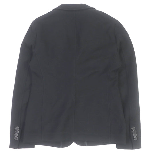 GIORGIO ARMANI blazer Outer material: 52% polyamide (nylon), Outer material: 48% rayon, Lining: 100% polyester black mens 46 Used Authentic
