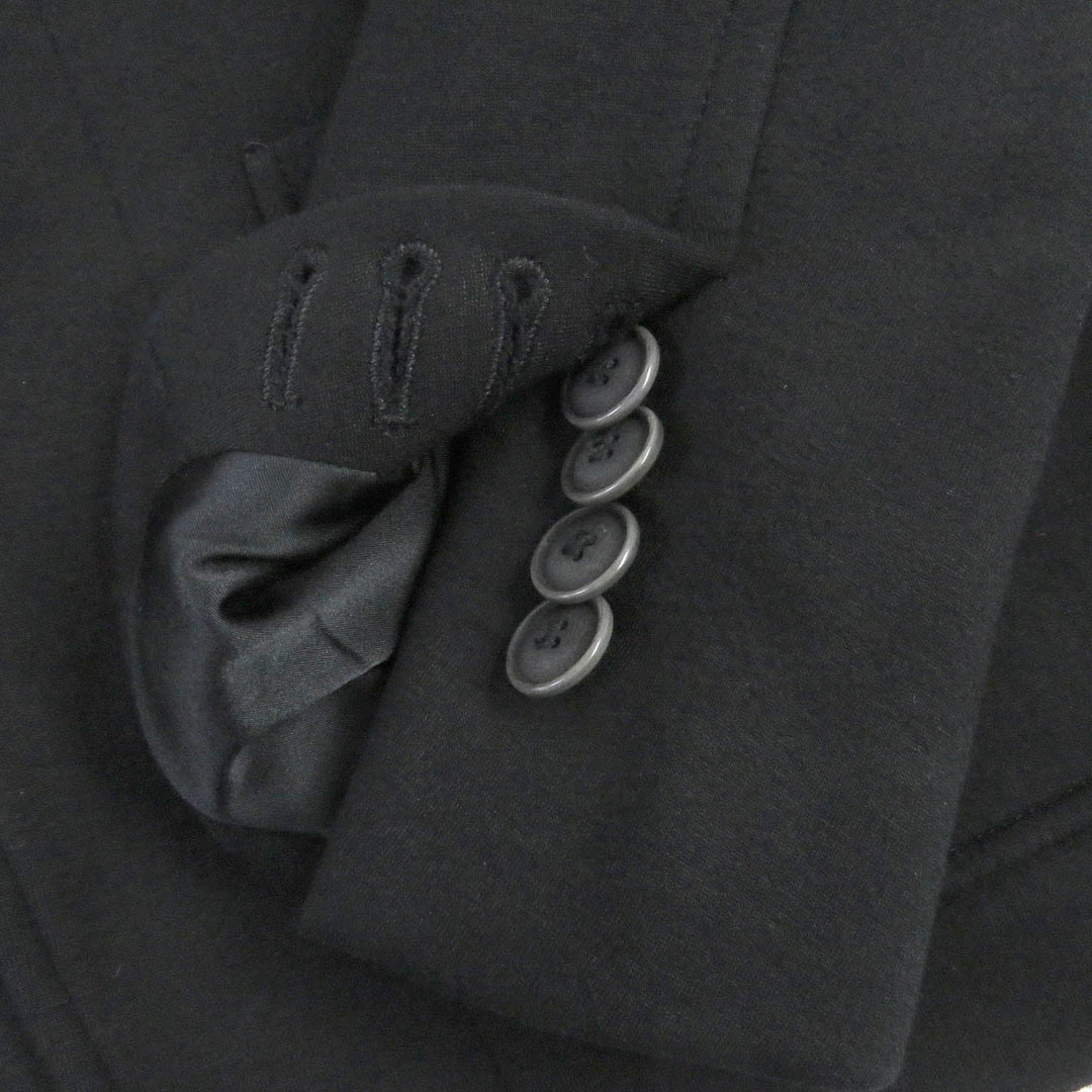 GIORGIO ARMANI blazer Outer material: 52% polyamide (nylon), Outer material: 48% rayon, Lining: 100% polyester black mens 46 Used Authentic