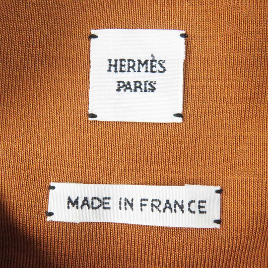 HERMES tops 3E4610DG cotton Camel Women 36 Used Authentic