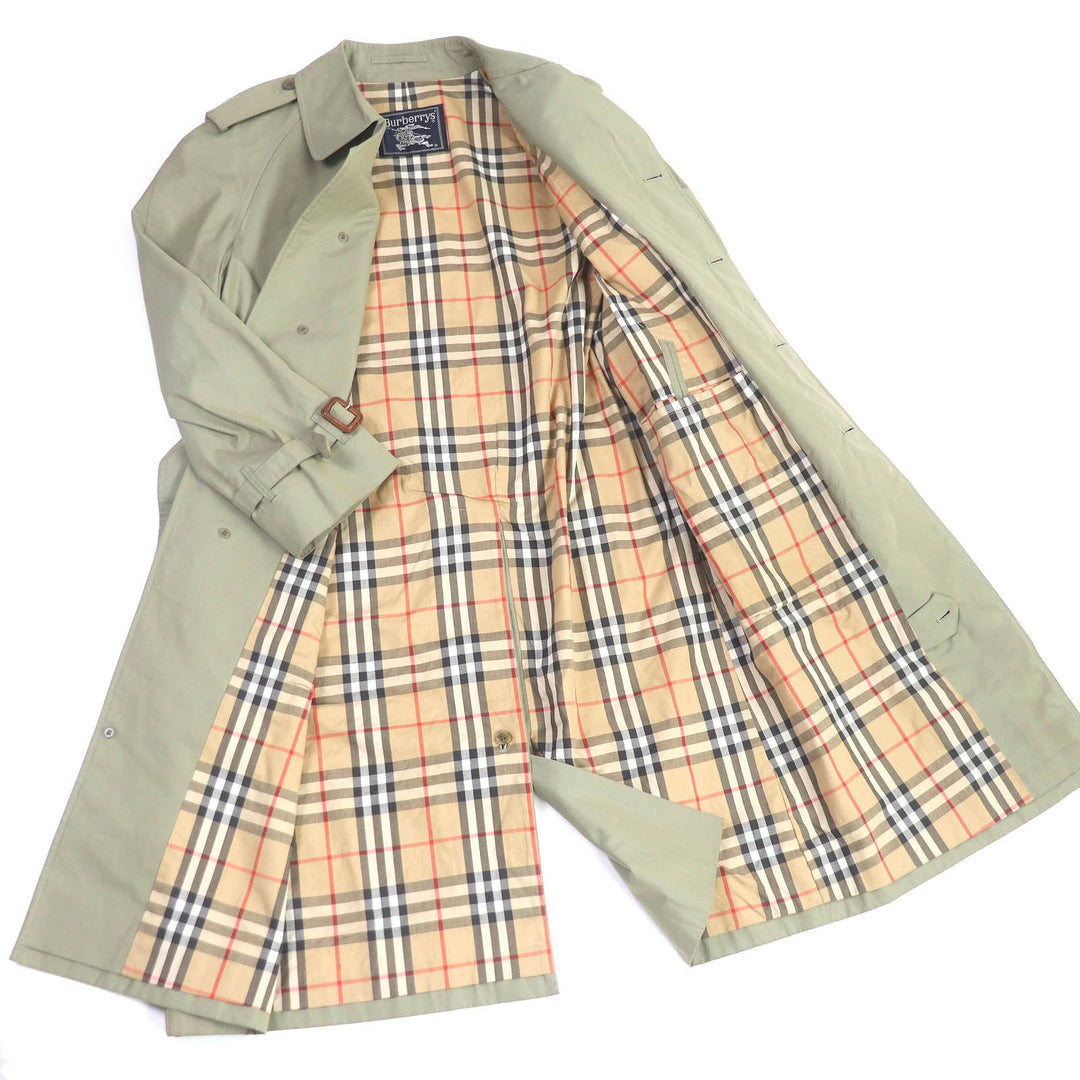 BURBERRY trench coat Main: 100% cotton, sleeve lining: 100% polyester beige mens Used Authentic