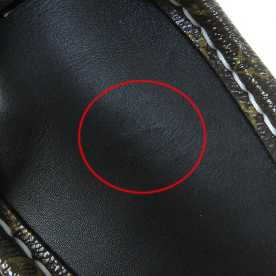 LOUIS VUITTON Leather shoes Main: Leather black LV Bobur Line Women 35 1/2 Used Authentic