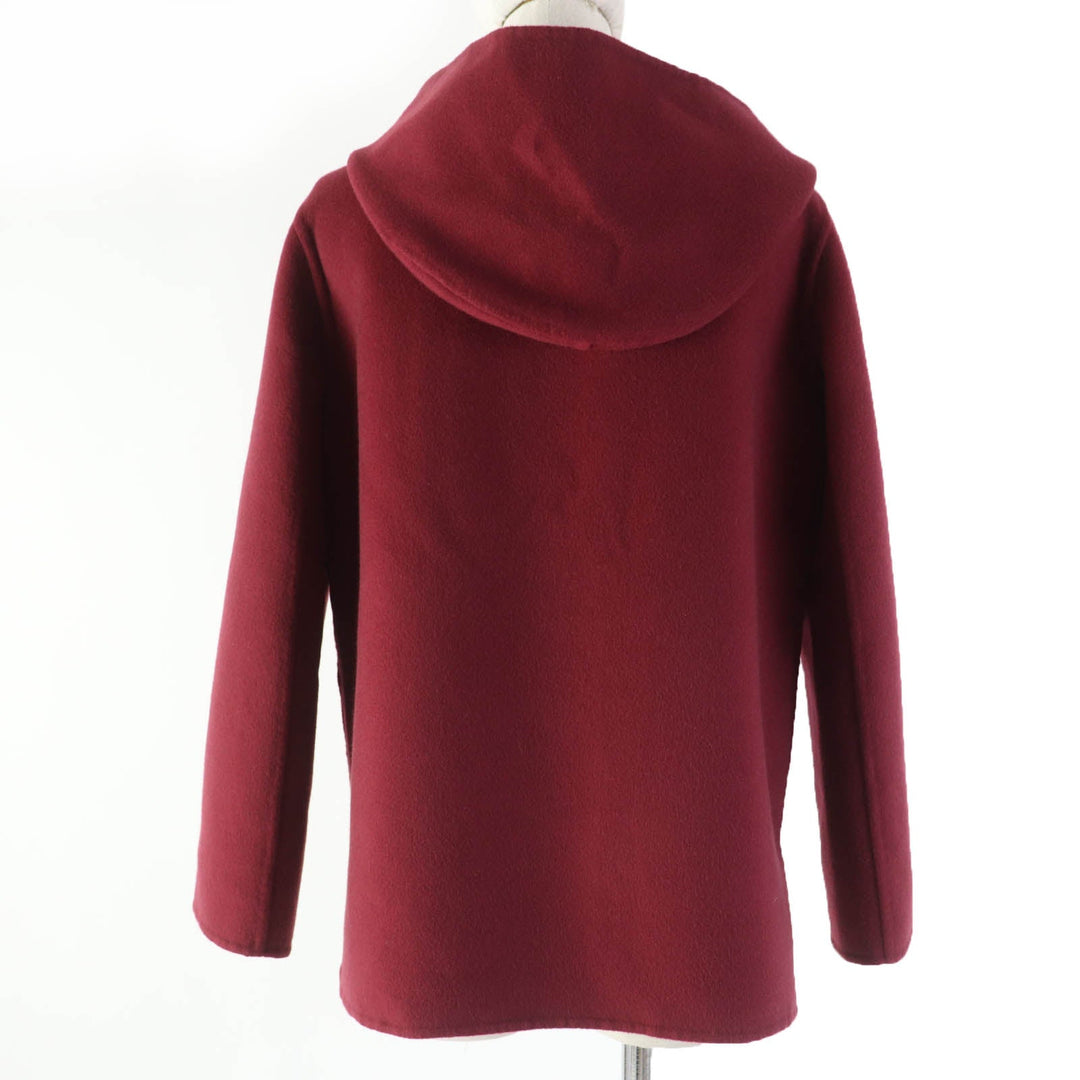 HERMES coat Main: 100% cashmere Bordeaux Women 34 Used Authentic