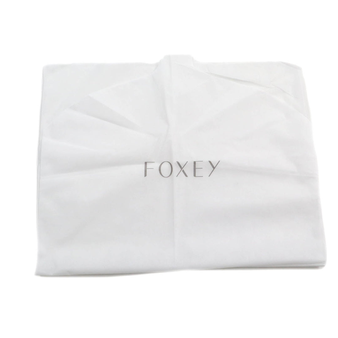 FOXEY flare skirt 43453 Outer: 100% cotton, Lining: 100% cupra, Part: 100% rayon, Part: 100% cotton Light gray JURA Women 38 Used Authentic