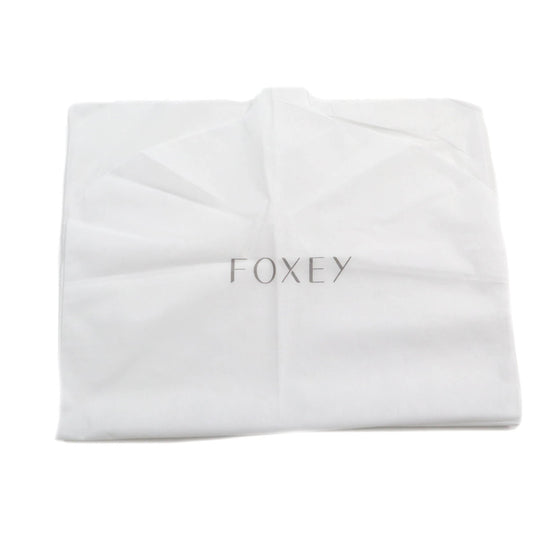 FOXEY flare skirt 43453 Outer: 100% cotton, Lining: 100% cupra, Part: 100% rayon, Part: 100% cotton Light gray JURA Women 38 Used Authentic