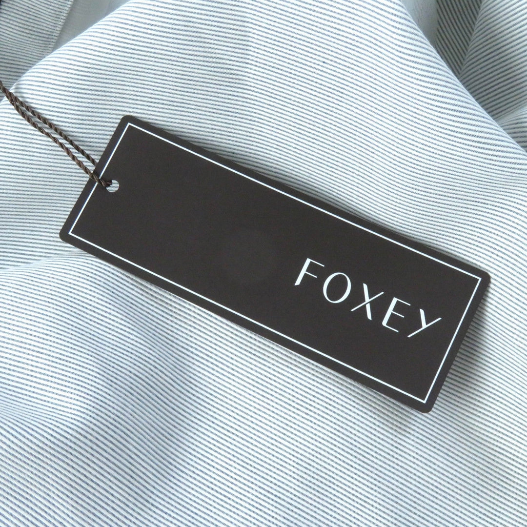 FOXEY flare skirt 43453 Outer: 100% cotton, Lining: 100% cupra, Part: 100% rayon, Part: 100% cotton Light gray JURA Women 38 Used Authentic