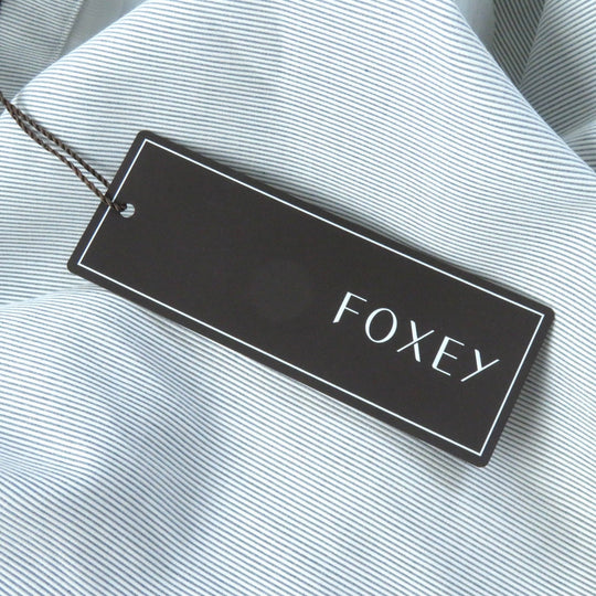 FOXEY flare skirt 43453 Outer: 100% cotton, Lining: 100% cupra, Part: 100% rayon, Part: 100% cotton Light gray JURA Women 38 Used Authentic
