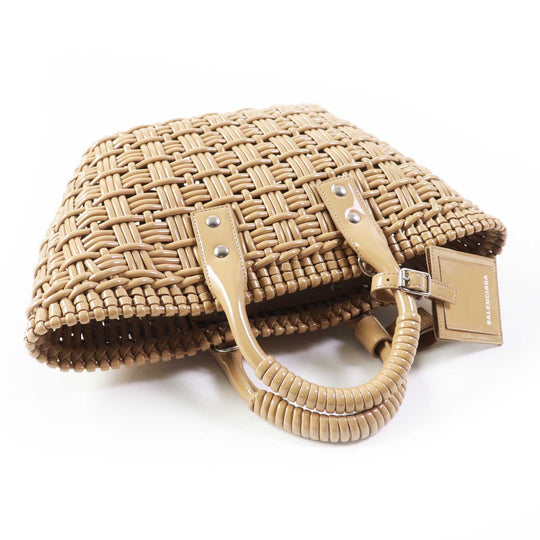 BALENCIAGA Other bag patent beige BISTRO Bistro XS Women Used Authentic