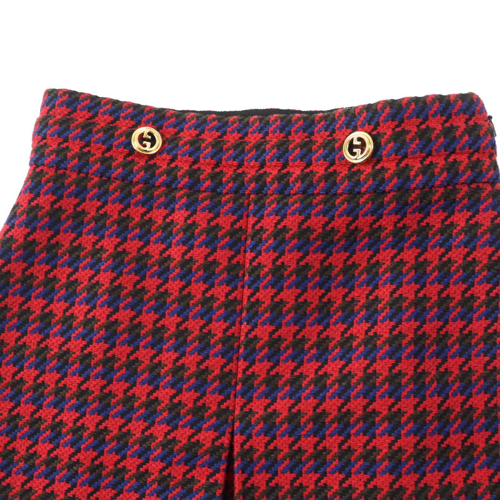 GUCCI skirt 643737 Outer: 88% wool, Outer: 12% nylon, Lining: 100% rayon Multi Women 40 Used Authentic