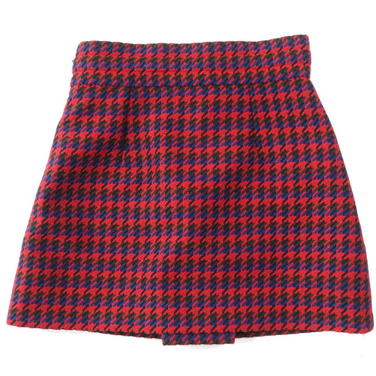 GUCCI skirt 643737 Outer: 88% wool, Outer: 12% nylon, Lining: 100% rayon Multi Women 40 Used Authentic