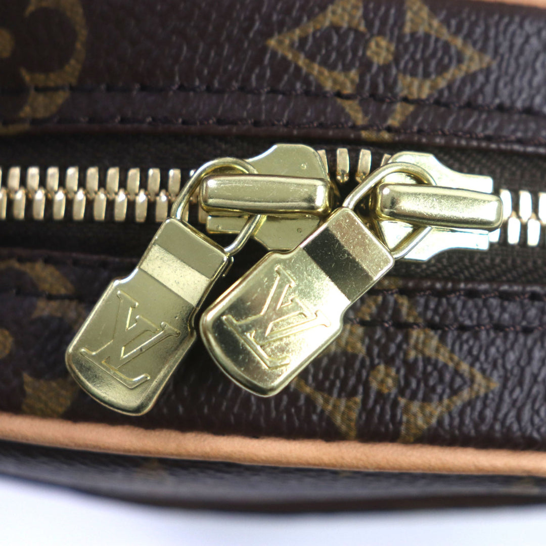 LOUIS VUITTON Sling bag M51870 Monogram canvas Brown Monogram Pochette Gange mens Used Authentic
