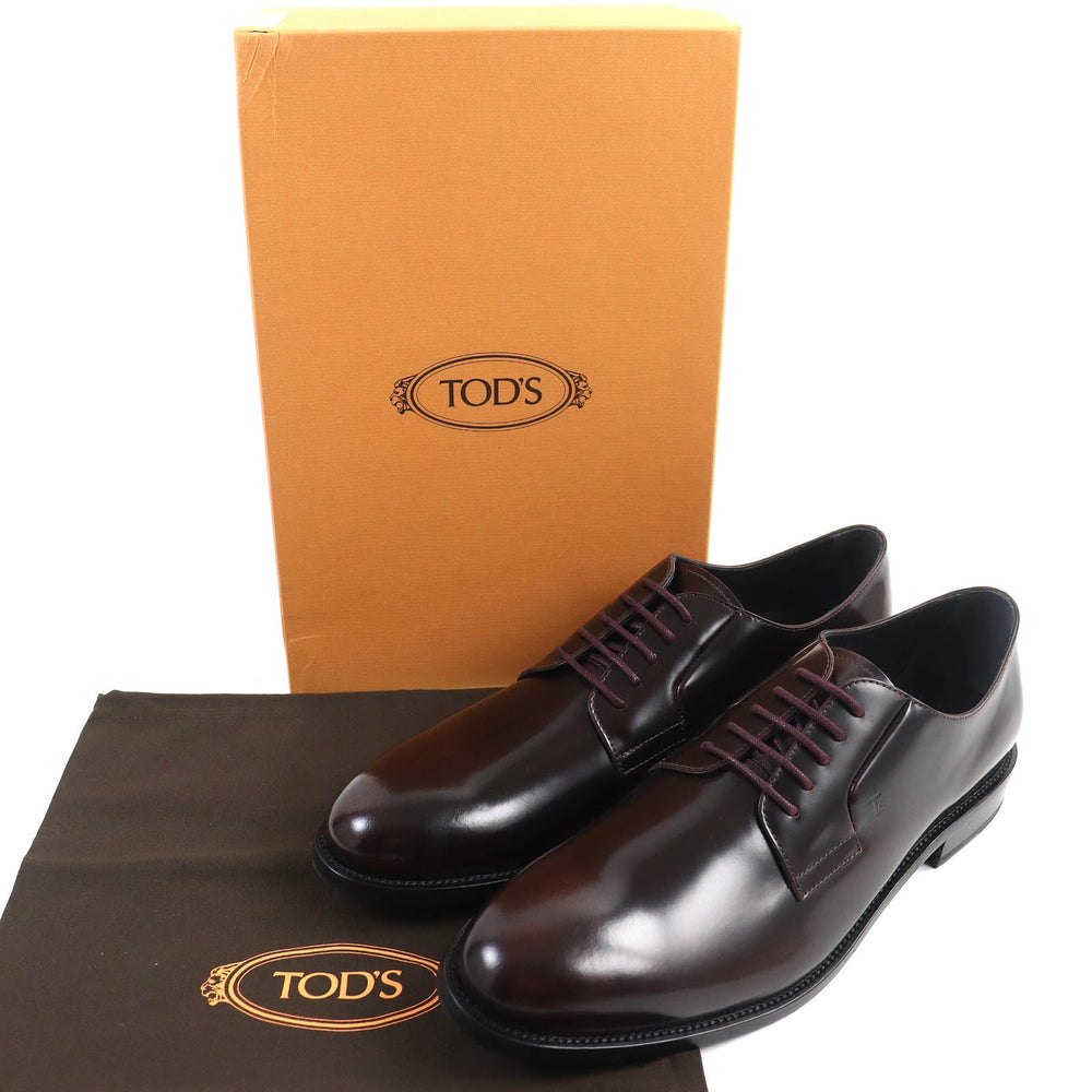 TOD�fS Leather shoes Main: Leather Dark Bordeaux mens 11 1/2 Used Authentic