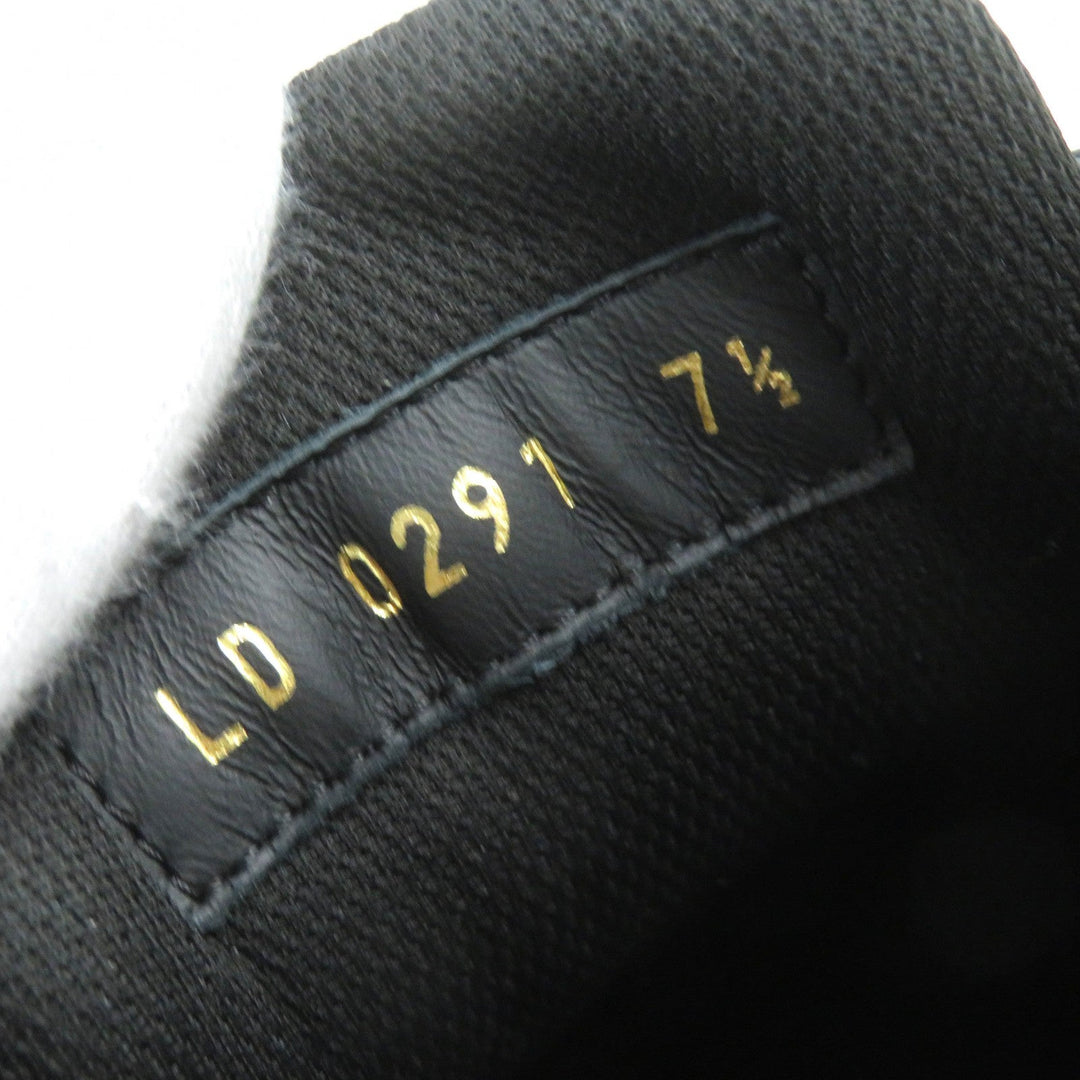 LOUIS VUITTON sneakers leather Two-tone (black) LV trainer line 7 1/2