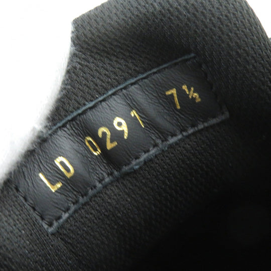 LOUIS VUITTON sneakers leather Two-tone (black) LV trainer line 7 1/2