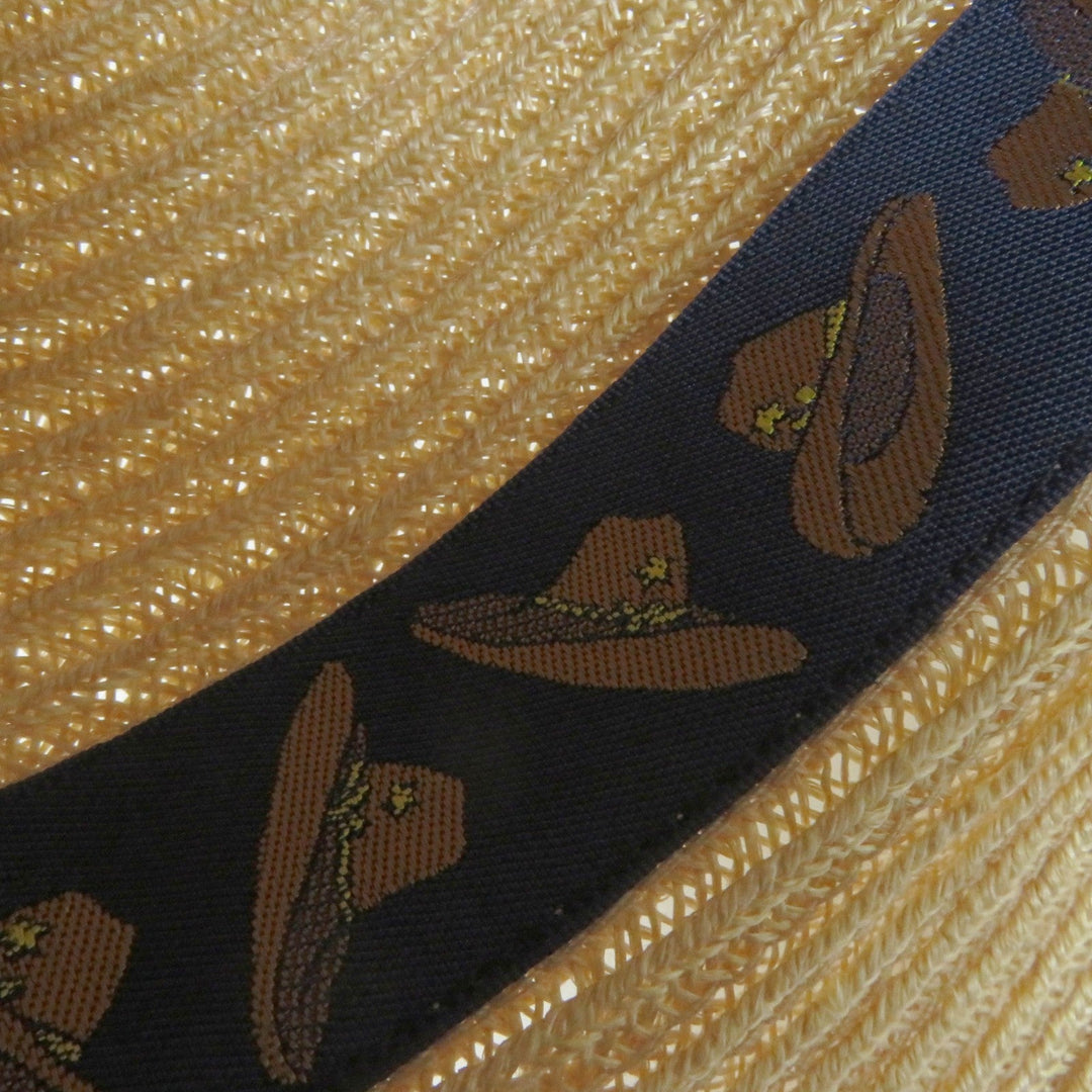 HERMES Casquette Main: Hemp Part: Leather Lining: 36% cotton, 34% rayon, 30% silk natural Garance Women Used Authentic