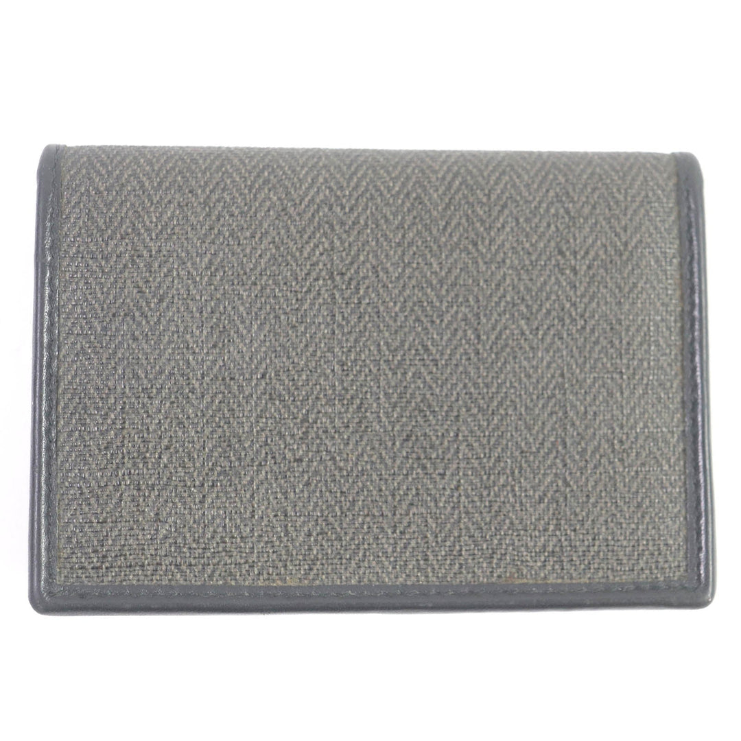 BVLGARI Card Case 32588 Main: Leather PVC, Main: Charcoal type Weekend mens Used Authentic