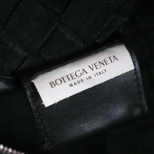 BOTTEGAVENETA Tote Bag 667275 leather Dark green INTRECCIATO mens Used Authentic