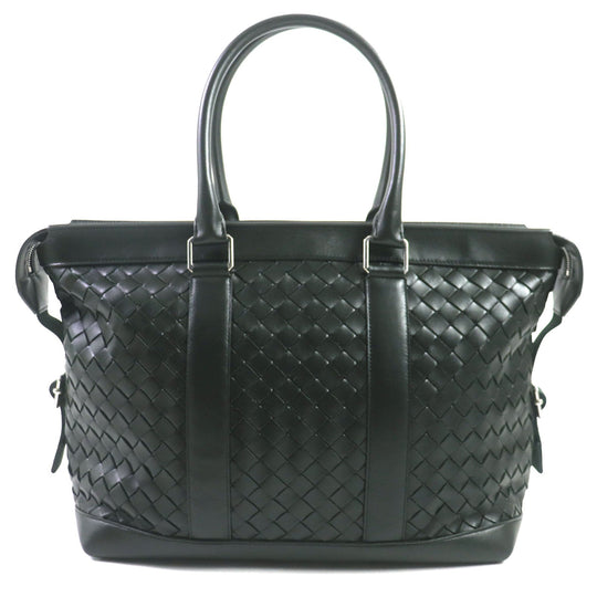BOTTEGAVENETA Tote Bag 667275 leather Dark green INTRECCIATO mens Used Authentic