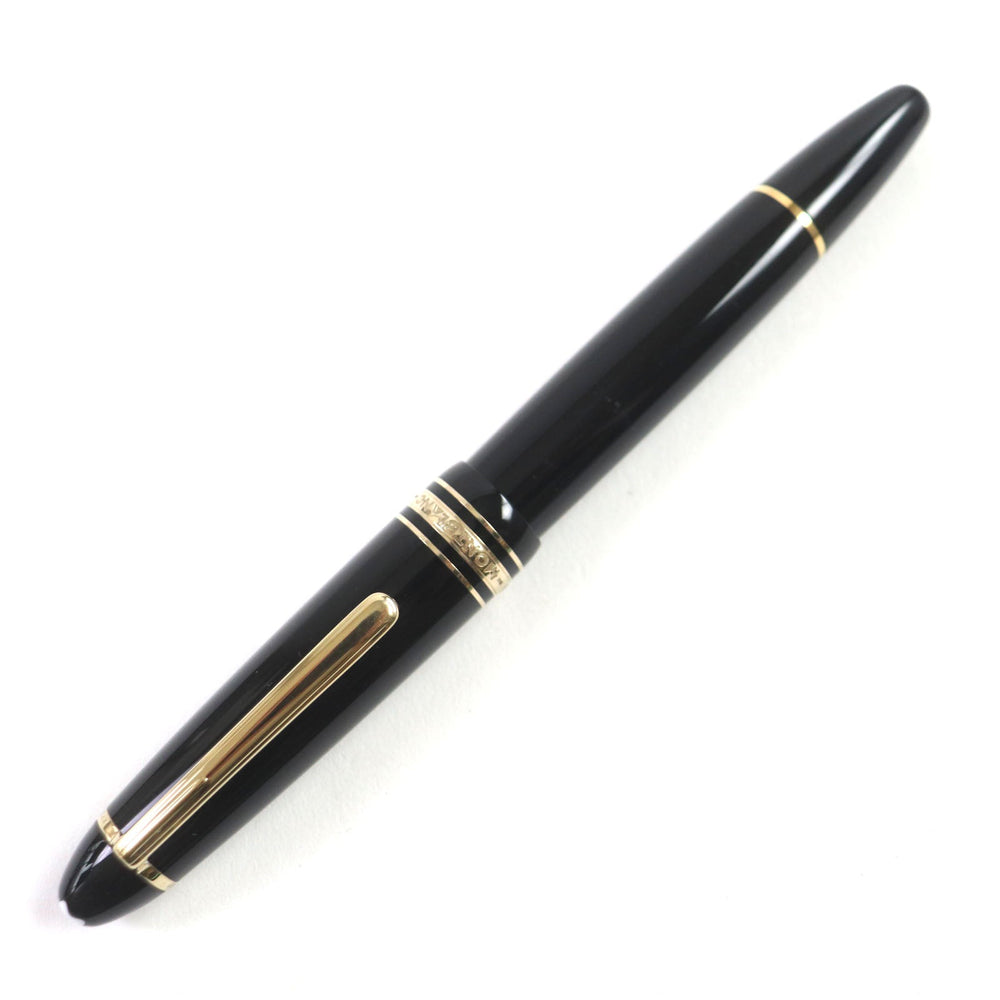 MONTBLANC fountain pen Pen point: K14 Black gold Meisterstuck No.146 mens Used Authentic