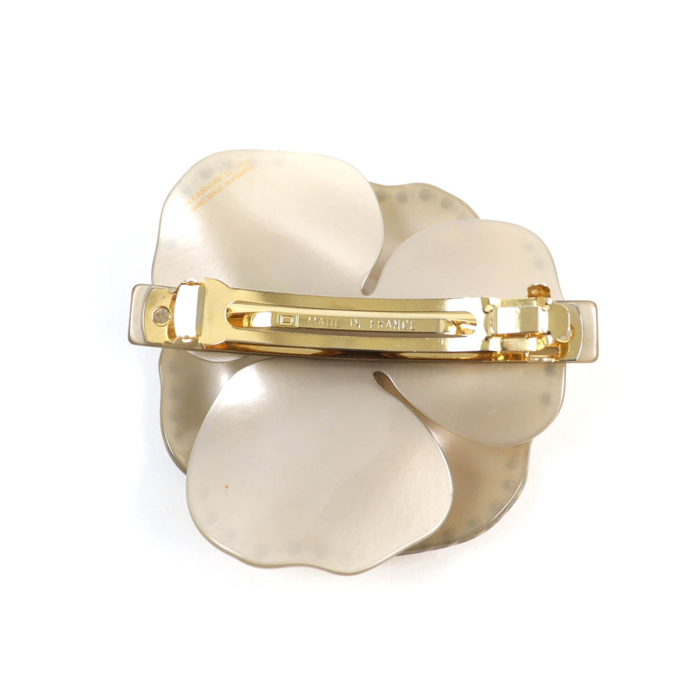 ALEXANDRE DE PARIS Valletta Acedate , Swarovski beige CAMELIA PASTEL Women Used Authentic