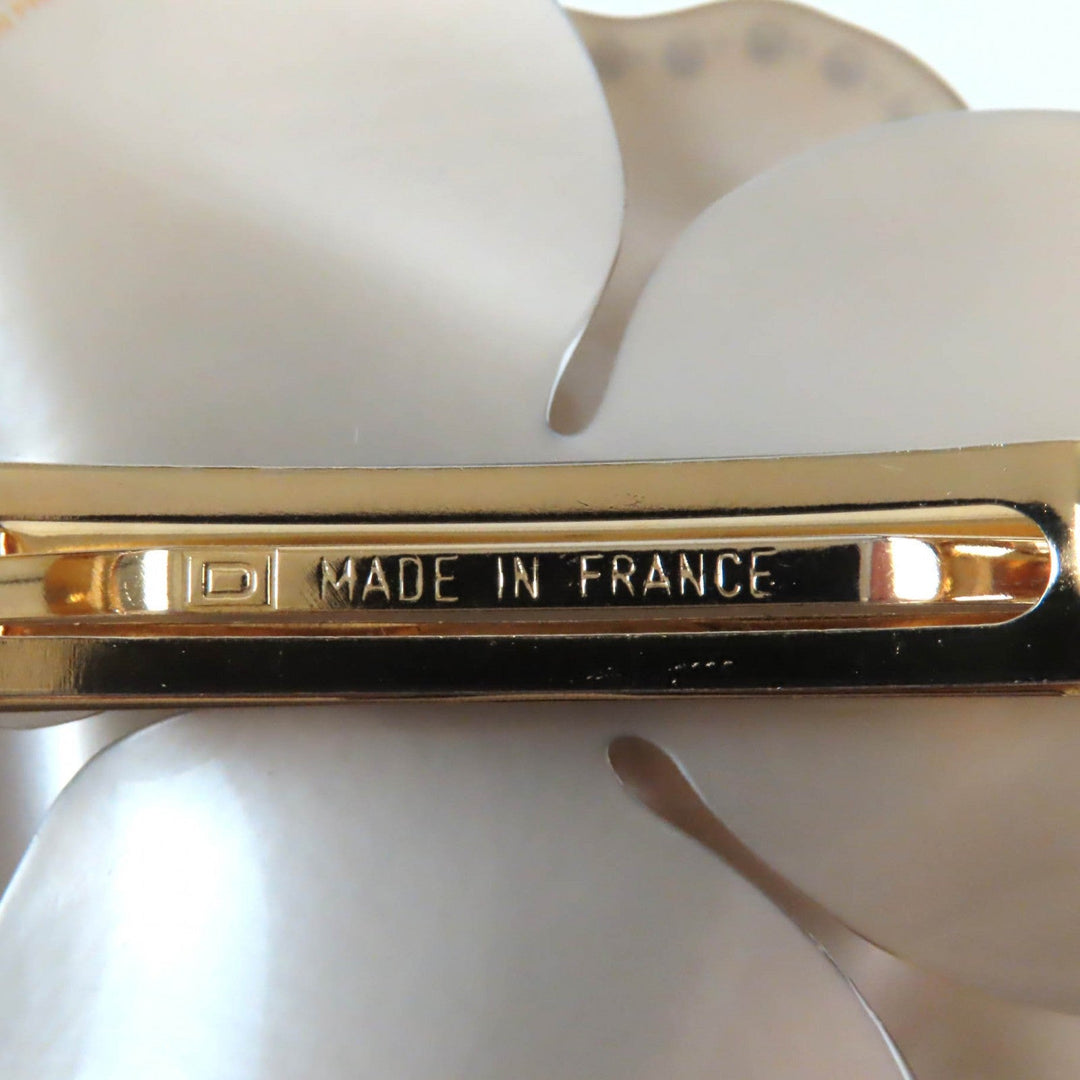 ALEXANDRE DE PARIS Valletta Acedate , Swarovski beige CAMELIA PASTEL Women Used Authentic